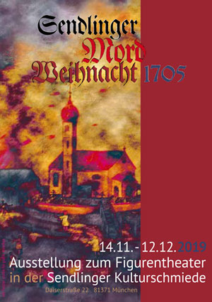 Plakat zur Ausstellung Sendlinger Mordweihnacht 1705