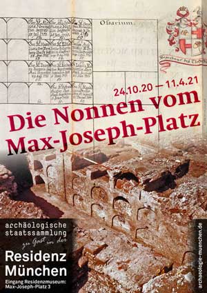 Plakat zur Ausstellung Die Nonnen vom Max-Joseph-Platz