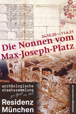 Plakat zur Ausstellung Die Nonnen von Max-Joseph-Platz