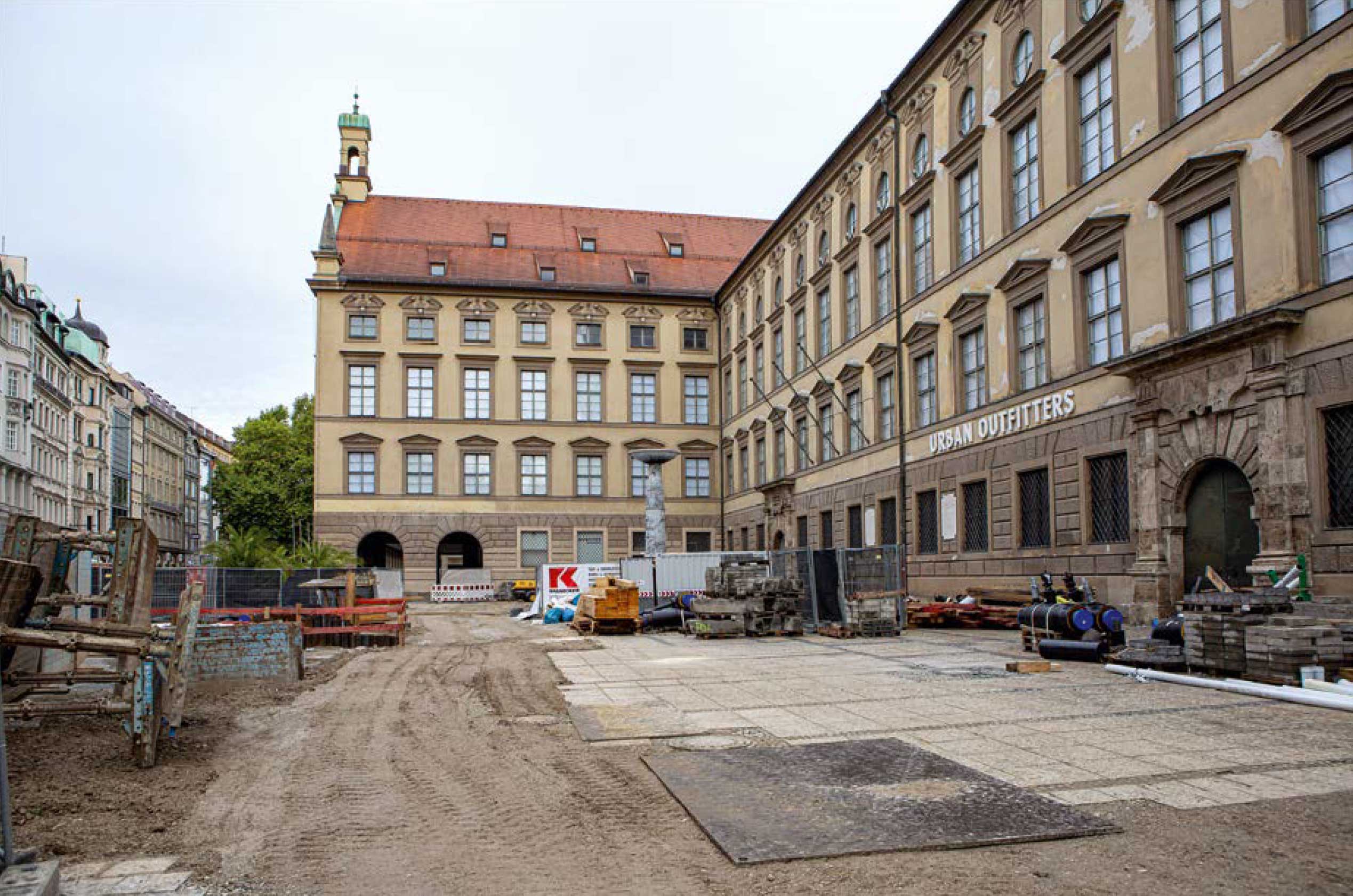 Fußgängerzone - Pflasterarbeiten