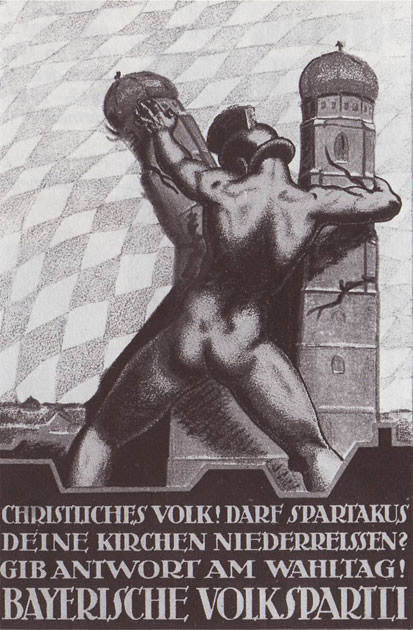 Wahlplakat Bayerische Volkspartei