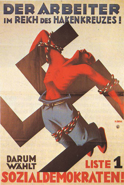 Wahlplakat Sozialdemokraten