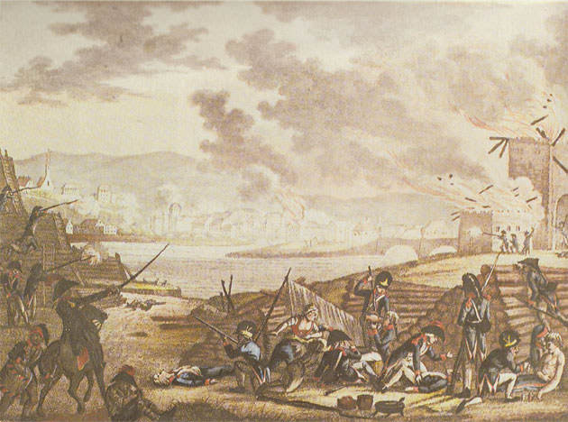 Franzosen im Gefecht