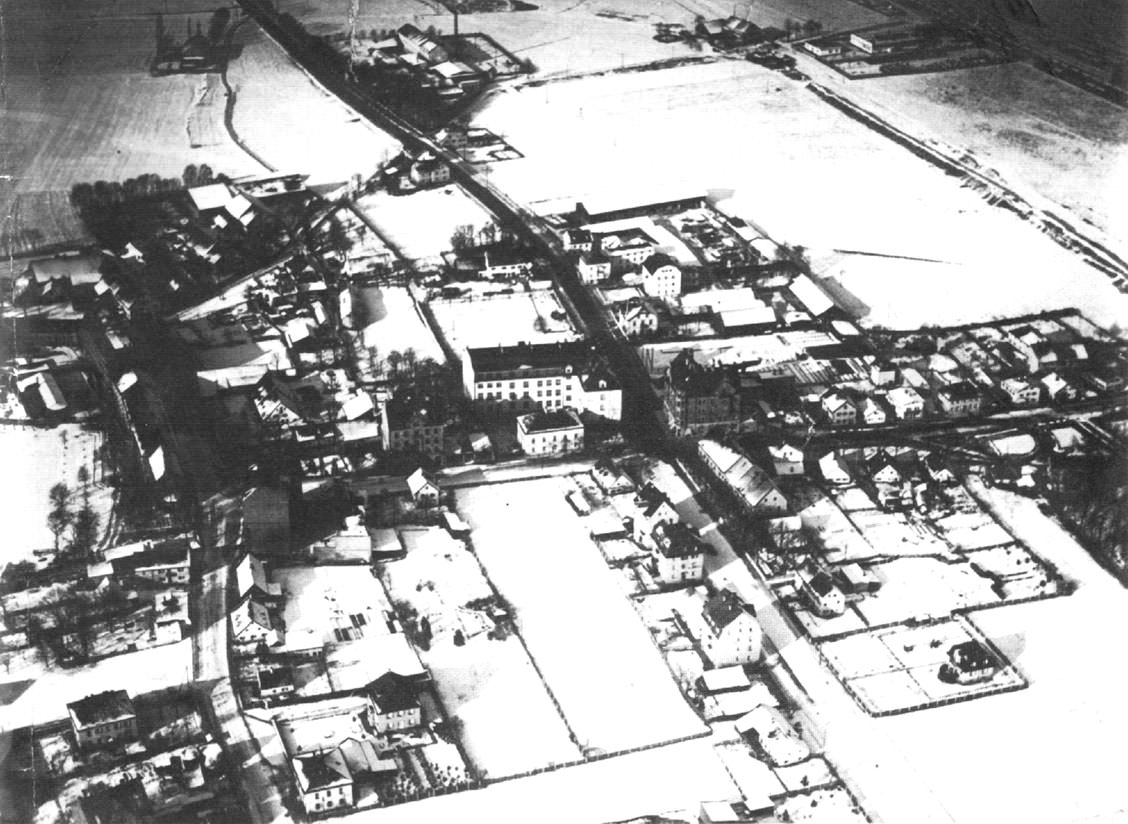 Luftbild auf Berg am Laim