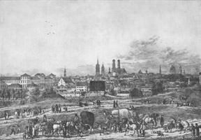  – Stadtansicht von Quaglio um 1812