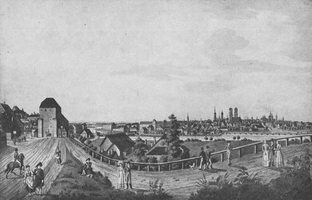 Stadtansicht vom Gasteig