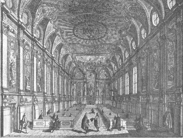 Das Innere des Bürgersaals