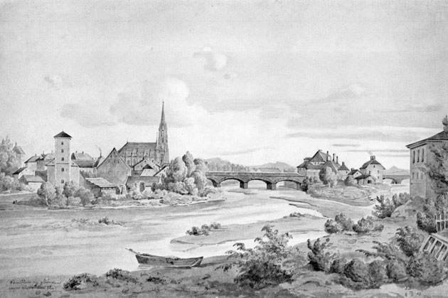 Ludwigsbrücke und 

Mariahilfskirche