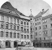  – Fischbrunnen am Marienplatz um 

1860
