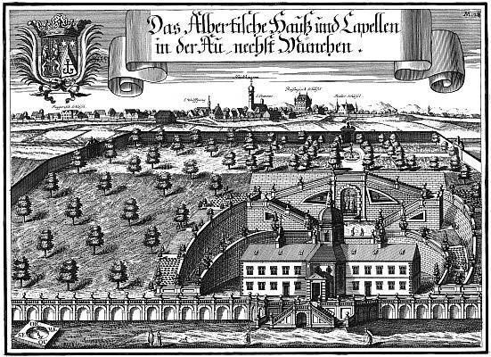 Albertinisches Haus mit Kapelle in der   Au