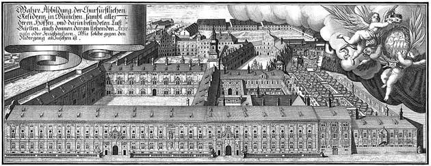 Residenz gegen Westen