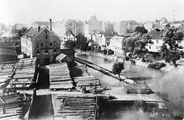 Ländeplatz an der Isar