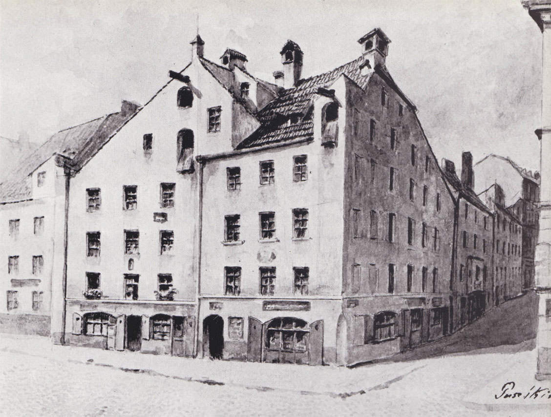 Häuser am Viktualienmarkt