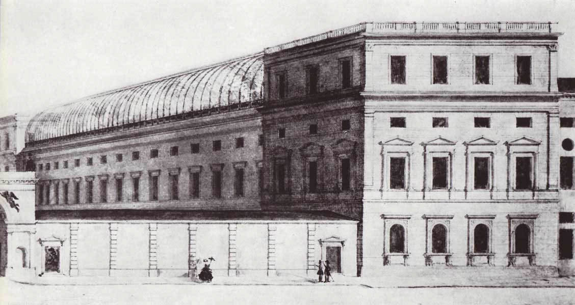 Außenansicht des Wintergarten von   König Ludwig II.