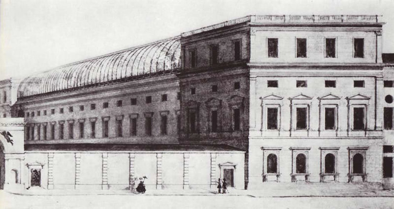 Außenansicht des Wintergarten von   König Ludwig II.