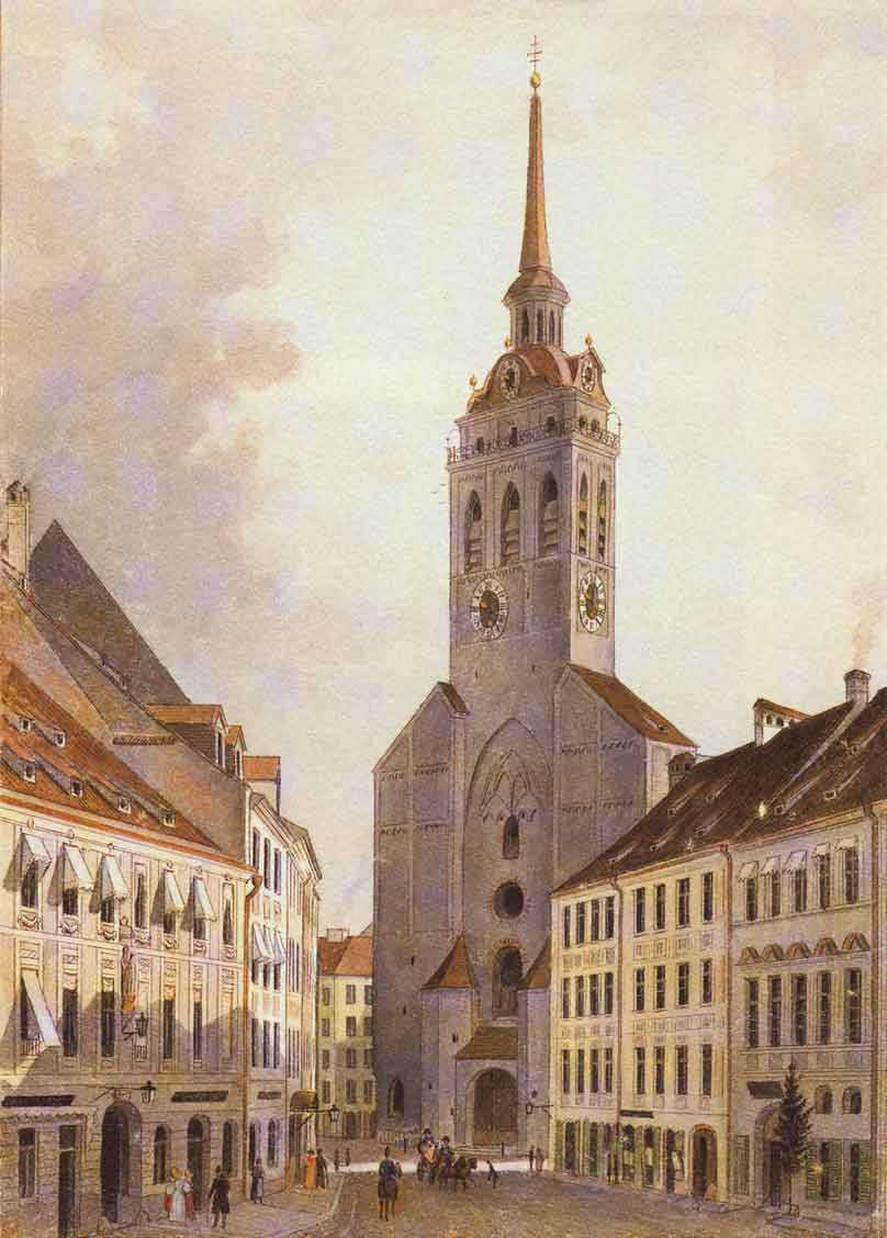 Rindermarkt mit Blick auf St. 

Peter