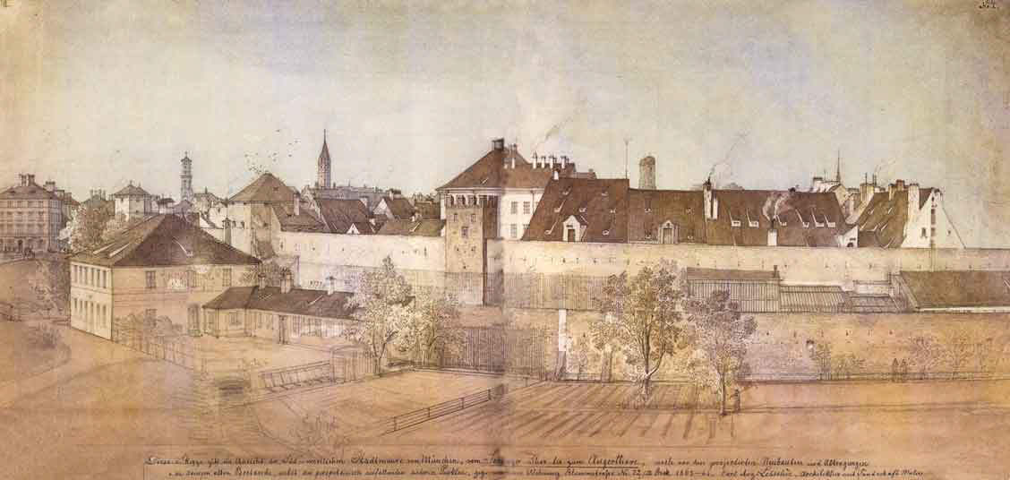 Ansicht der Stadtmauer