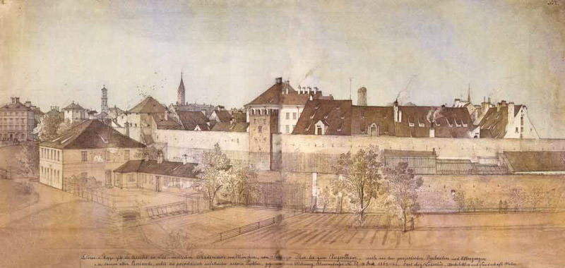 Ansicht der Stadtmauer