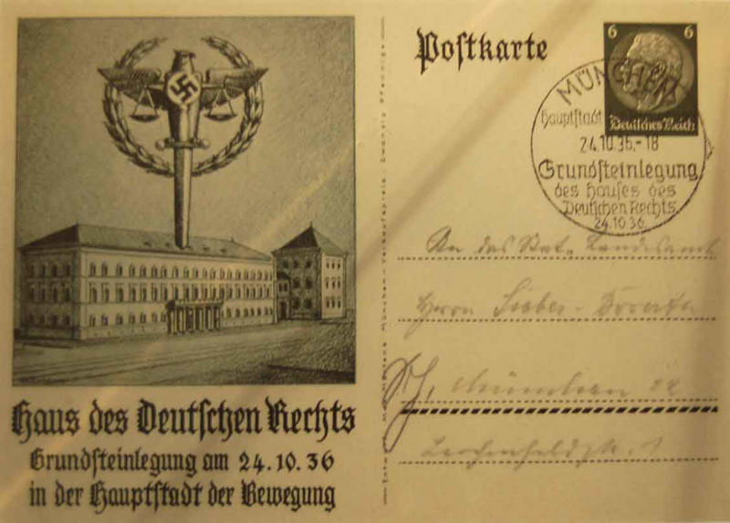 Grundsteinlegung Haus des Deutschen Rechts