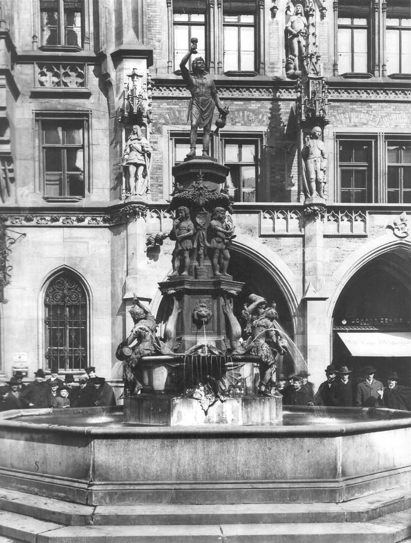 Fischbrunnen um 1890