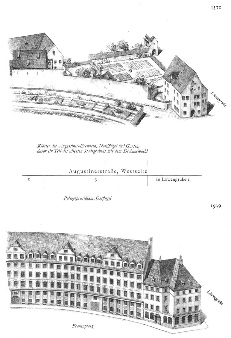 Augustinerstraße, Westseite