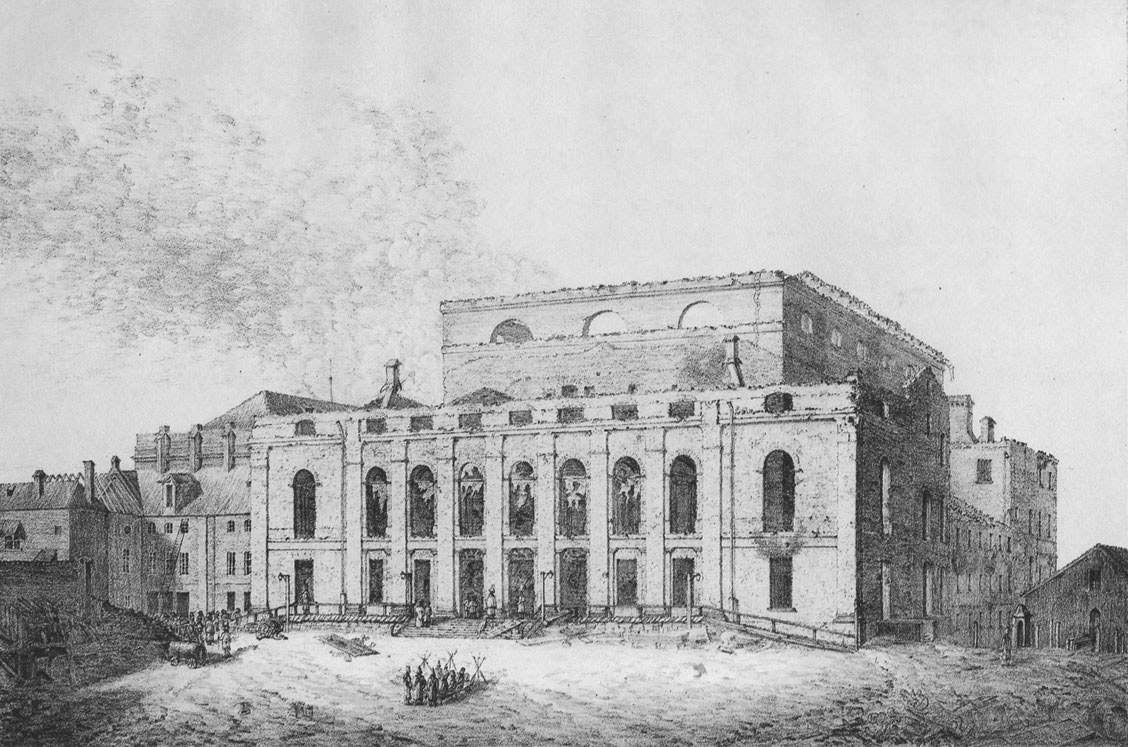 Das abgebrannte Hoftheater