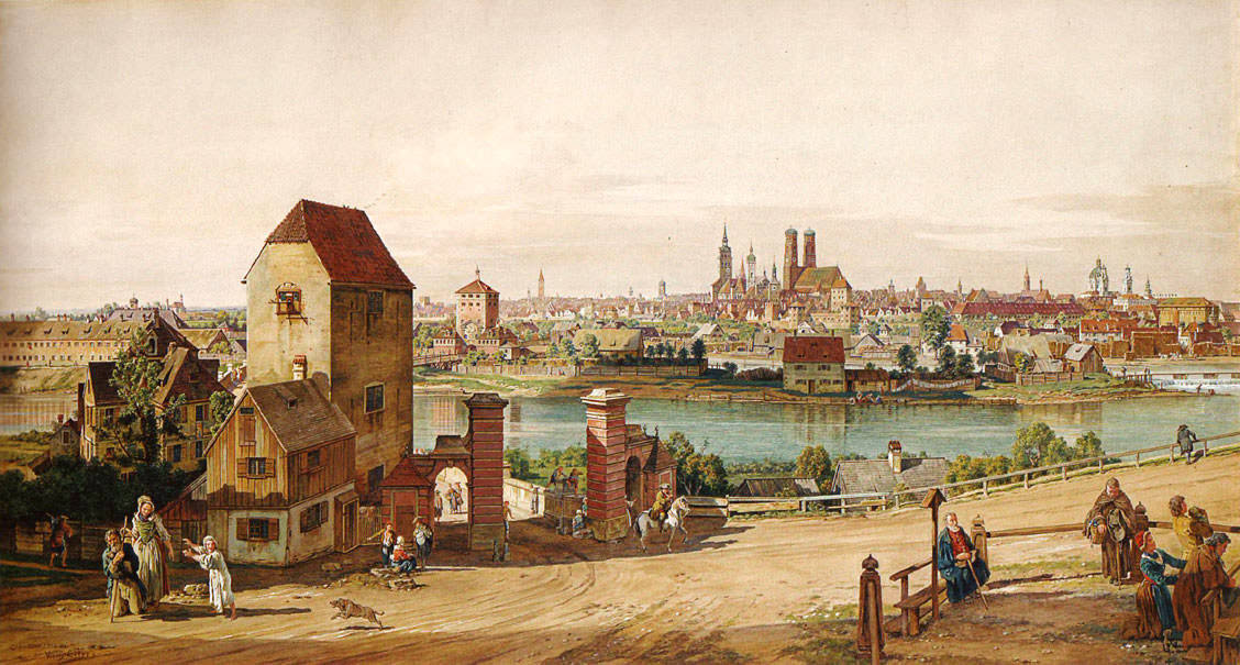 Der Canaletto-Blick auf München