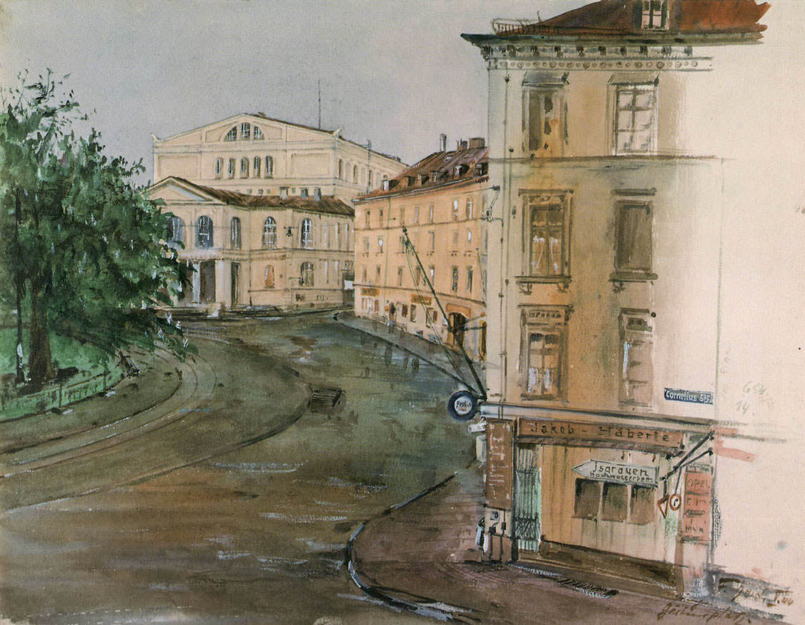 Gärtnerplatz um 1944