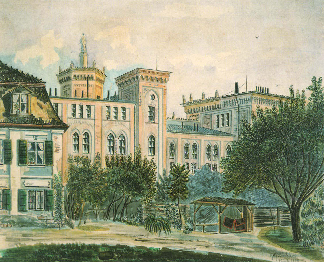 Rückseite des Regierungsgebäudes