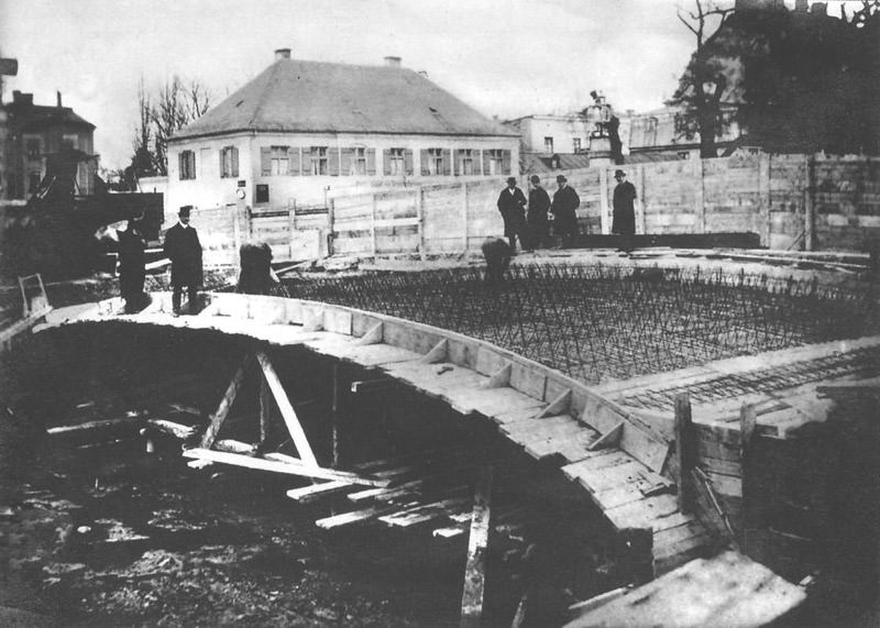 Ludwig-Ferdinand-Brücke im Bau