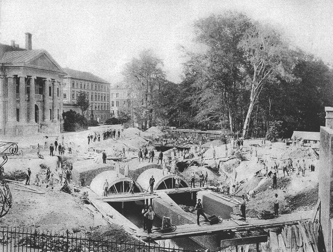 Überwölbung des Schwabinger Bachs