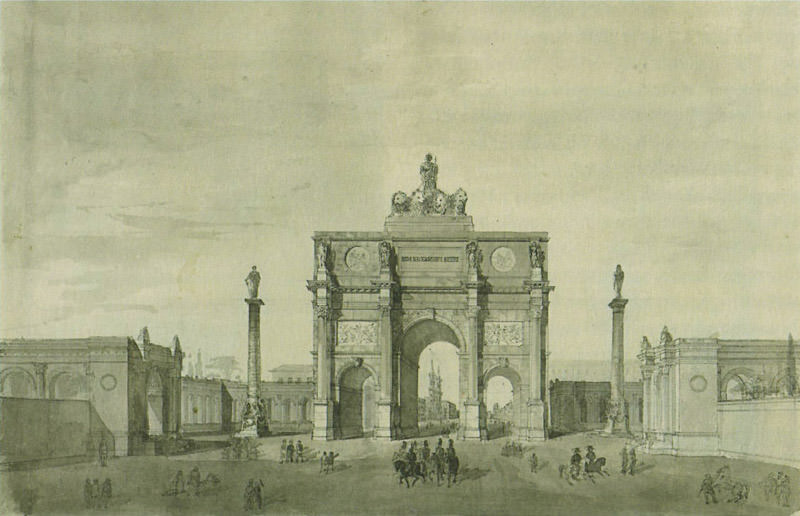 Entwurf für ein Forum am Siegestor