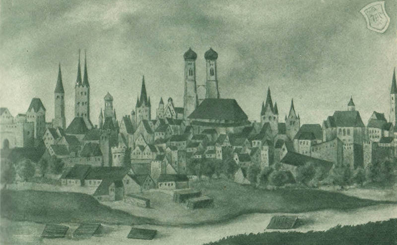 Stadtansicht aus dem 

Mittelalter