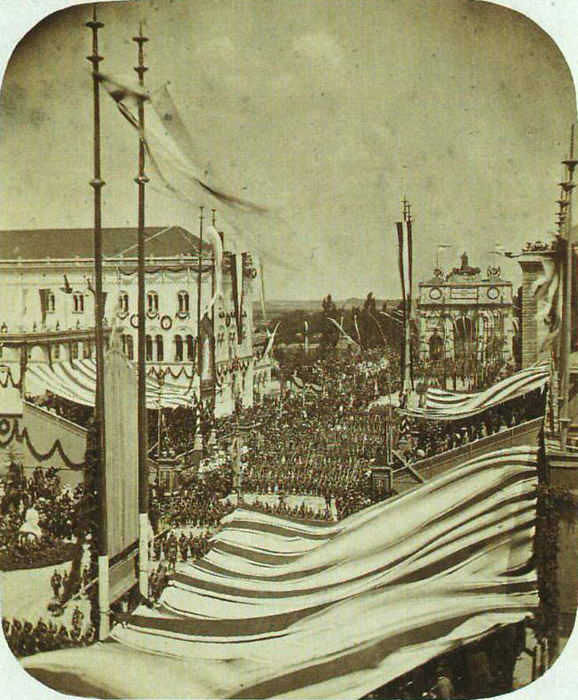 Einzug der bayerischen Truppen