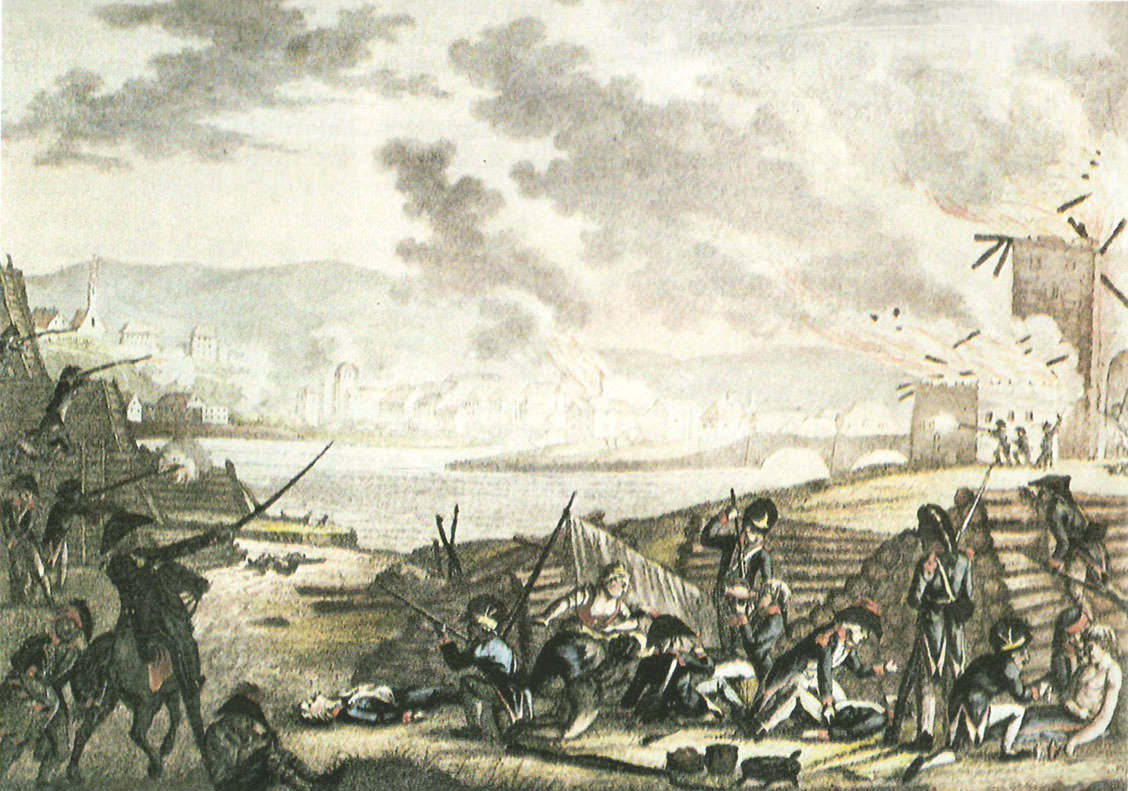 Der Rote Turm wird zerstört