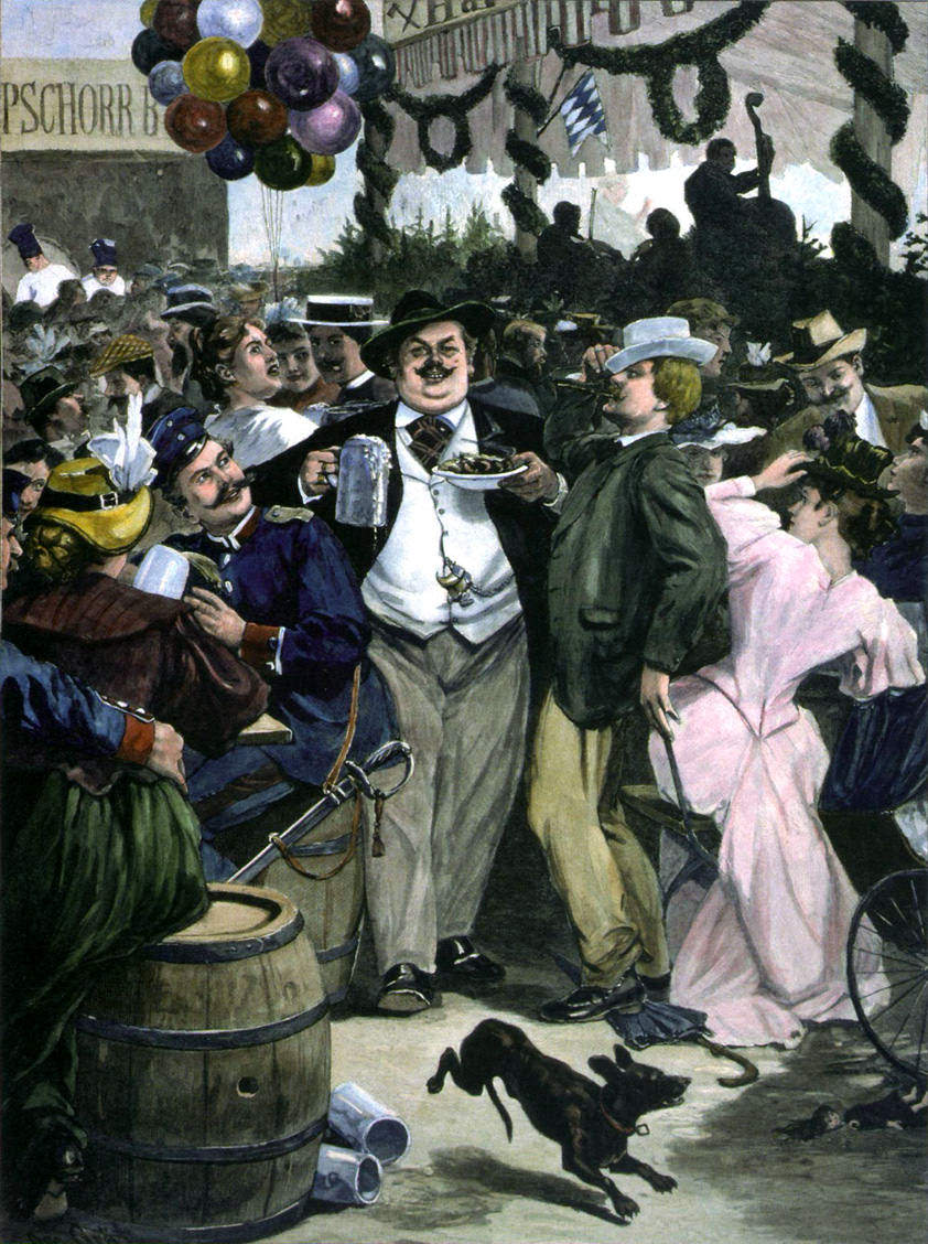 Oktoberfest um 1890