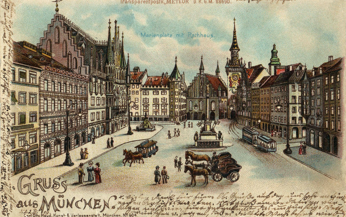 Postkarte von 1898