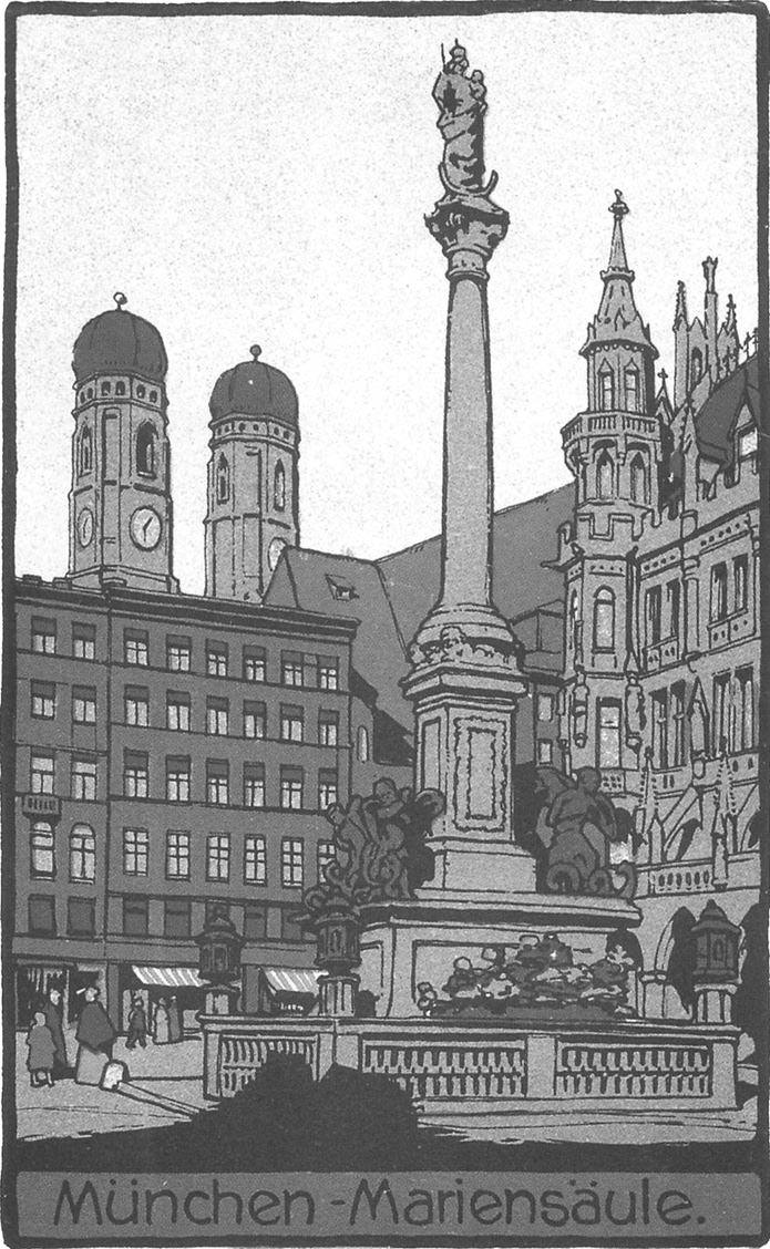 München-   Mariensäule