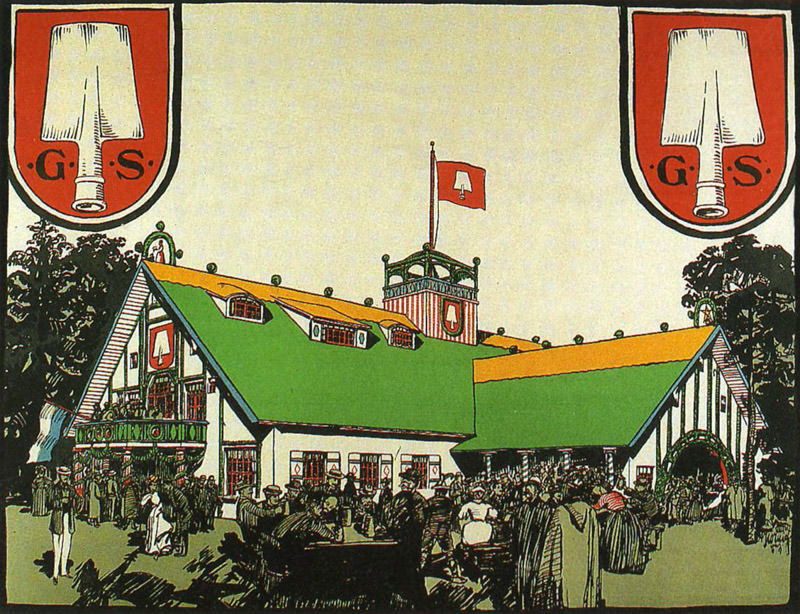 Plakat Oktoberfesthalle derSpatenbrauerei