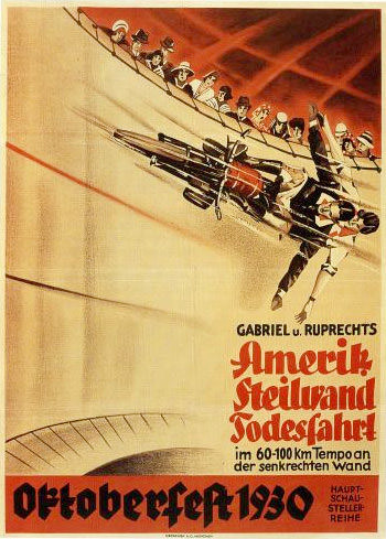 Steilwand-Todesfahrt