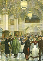  – Im Hofbräuhaus um 1880