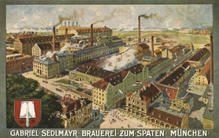 Firmenansicht der Spatenbrauerei