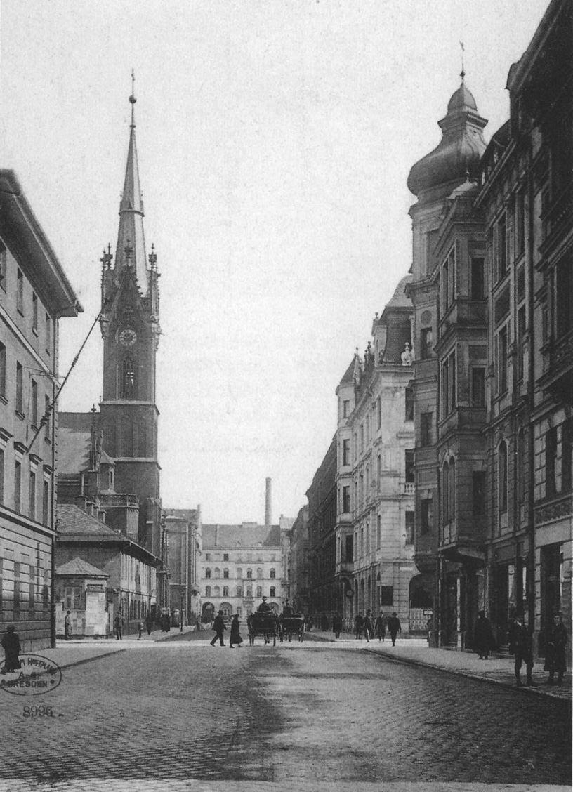 Gabelsbergerstraße   mit Markuskirche