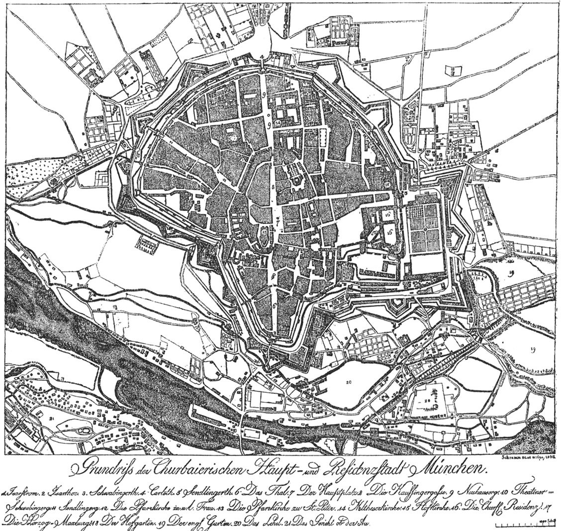 Grundriß der Residenzstadt