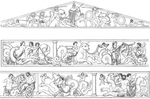 Relief in der Glyptothek