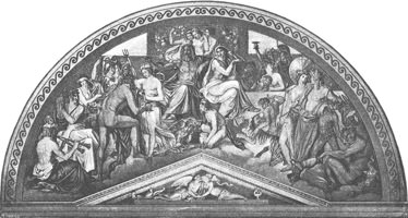 Fresko in der Glyptothek