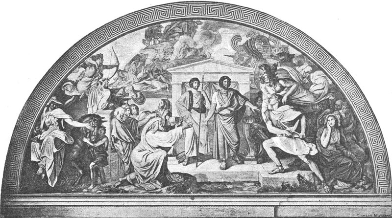 Fresko in der Glyptothek