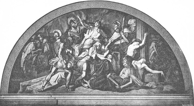 Fresko in der Glyptothek