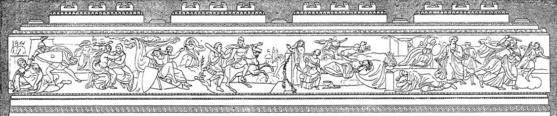 Fries aus dem Salon der Königin