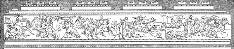 Fries aus dem Salon der Königin